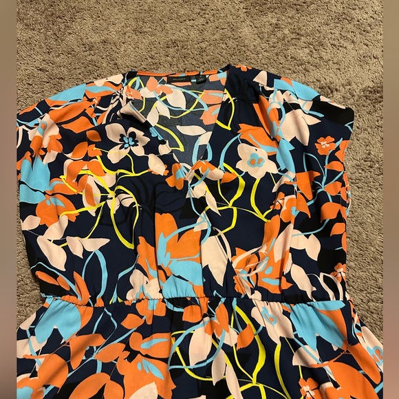 Halogen Navy Floral Dress - Picture 5 of 5